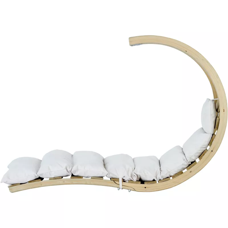 Swing Lounger krēmkrāsas AZ-2020410, piekaramais krēsls krēmkrāsā