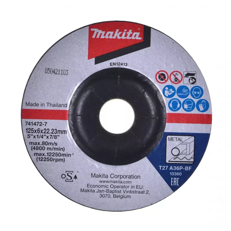 Makita 9558HNR leņķa slīpmašīna, 125 mm