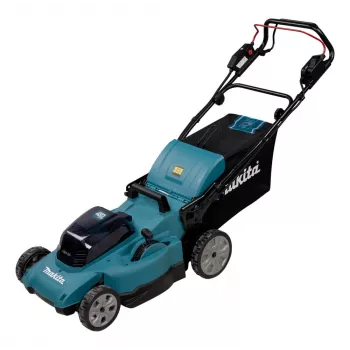 Makita DLM481Z zāles pļāvējs Stumjamais zāles pļāvējs Ar bateriju Melns, Zils, Metālisks