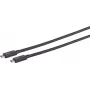 USB-C kabelis ShiverPeaks 13-72155 Type-C uz Type-C 1,5 m TB4 UltraFlex