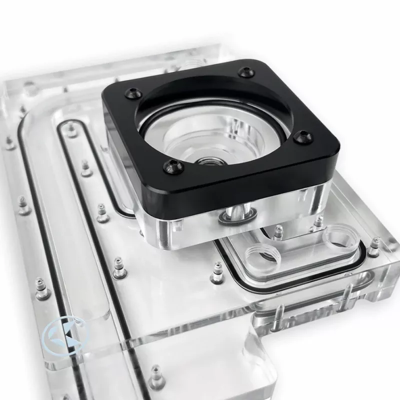 Stealkey Customs Distroplate for Fractal Design North D4 — akrila rezervuārs (SW10099)