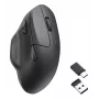 Bezvadu pele Keychron M7 8K melna — kompakts ergonomisks dizains, uzlādējama