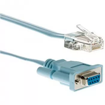 CISCO CAB-CONSOLE-RJ45= Cisco konsoles kabelis 6 pēdas ar RJ45 un DB9F