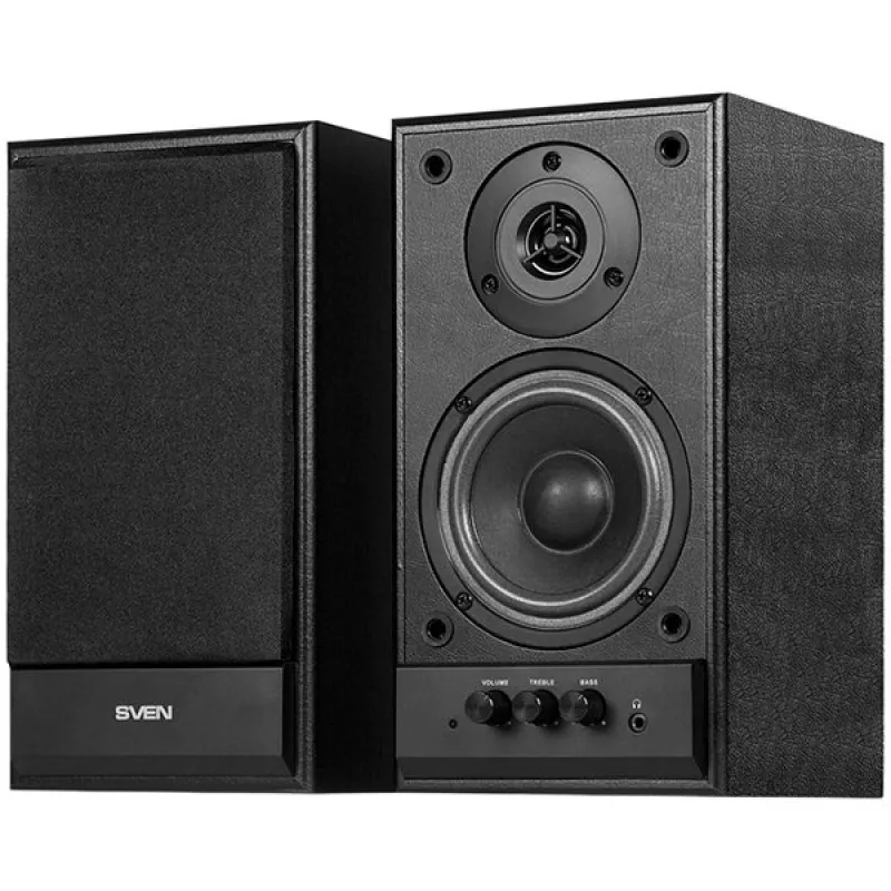 Multivides skaļrunis SVEN SPS-702 (Stereo, 40W, 40Hz-22Hz, melna āda)