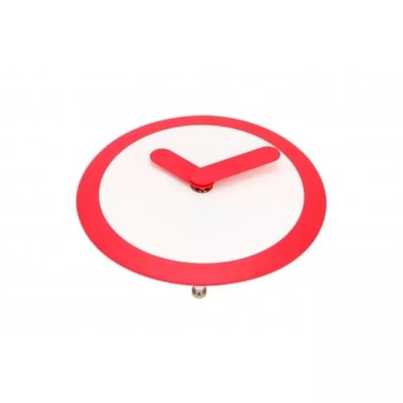 NeXtime klok 2615ro Focus, Ø25 cm, sienas, balts/sarkans