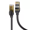 Baseus Ethernet RJ45, 10Gbps, 1m tīkla kabelis (melns)