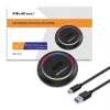 M.2 SSD dokstacija QOLTEC 52275 SATA un NVMe diskdziņiem, USB savienojums