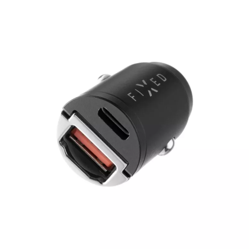 Auto lādētājs FIXED FIXCC30M-CU-BK 30W USB‑C transportlīdzekļa rozetēm