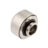 OPTIMUS cieto cauruļu savienotājs 12 mm cietajām caurulēm, satīna niķeļa apdare
