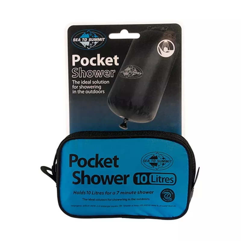 Pārnēsājama kabatas duša SEA TO SUMMIT APSHOWER/UNI/UNI — 10 L, 6 m šļūtene, 70D neilons, 120 g