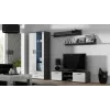 Cama TV statīvs SOHO 140 pelēks/balts glancēts
