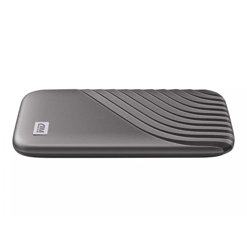 Ārējais SSD | WESTERN DIGITAL | My Passport | 1TB | USB-C | Rakstīšanas ātrums 1000 MB/s | Lasīšanas ātrums 1050 MB/s | WDBAGF0010BGY-WESN