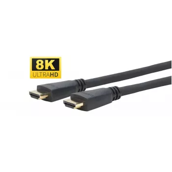 Vivolink Pro, HDMI 2.1, 8K, 120Hz, 48 Gb/s, 2m, melns, 2 m, HDMI Type A (Standard), HDMI Type A (Standard), 7680 x 4320 pikseļi, 3D, melns