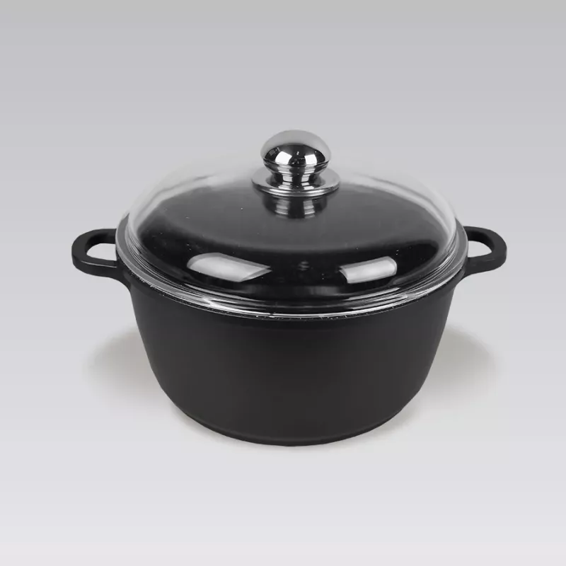 Maestro MR-4616C Katls ar vāku 16 cm 1 l Melns