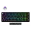 Mehāniskā tastatūra Keychron K4 HE ar Gateron Double‑Rail Magnetic Nebula slēdžiem, bezvadu, melna, US izkārtojums
