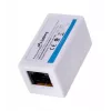 Tīkla sadalītājs LANBERG AD-RJ45-RJ45-OU6 — balts RJ-45 1 ieeja uz 1 izeju