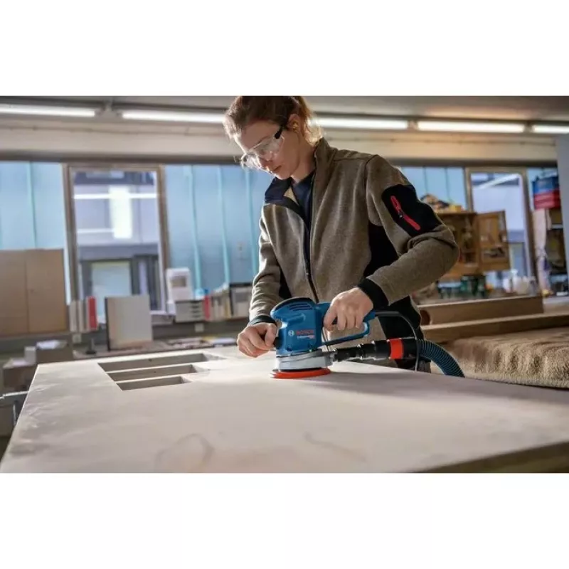 Bosch GEX 34-150 Professional Random orbitālslīpmašīna 12000 RPM 24000 OPM Melna, Zila, Pelēka, Sarkana