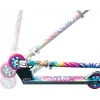 Bērnu skrejritenis Razor A Tie-Dye — alumīnija salokāms 2 riteņu skrejritenis, regulējama stūre, ABEC-5, maksimālā slodze 65 kg