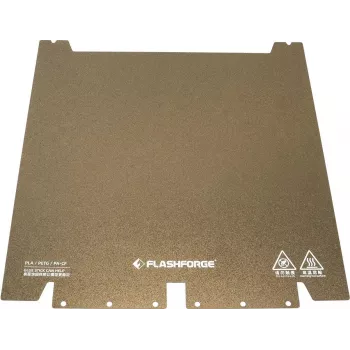 Tērauda būvēšanas plate 3D printerim Flashforge GUIDER3 PLUS, Ultra PEI virsma, oriģinālā daļa 70002484002