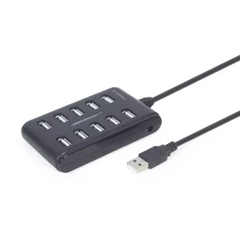 USB centrmezgls Gembird UHB-U2P10P-01 — 10 portu USB 2.0 centrmezgls