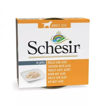 SCHESIR želejā ar vistu un alveju - mitrā suņu barība - 150 g