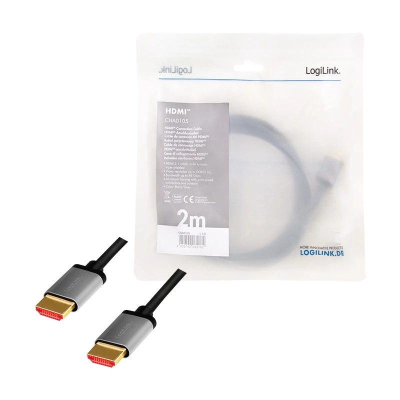 HDMI kabelis LogiLink CHA0105 2m