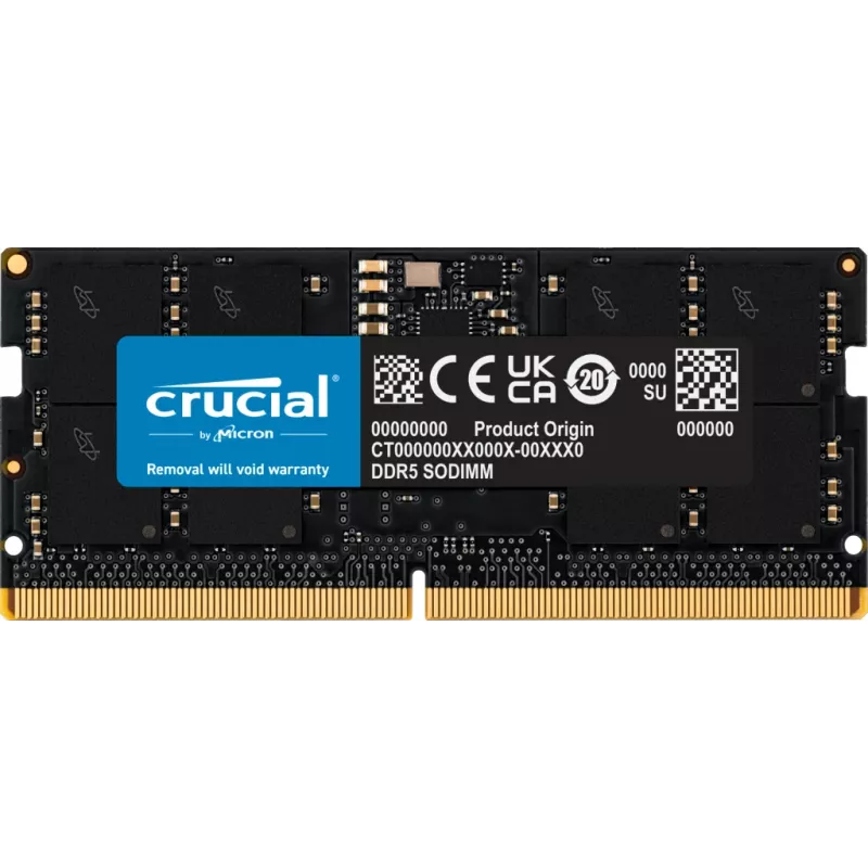 Crucial - DDR5 - Modulis - 16 GB - SO DIMM 262-PIN - 5600 MHz / PC5-44800 CL46 1,1 V ne-ECC