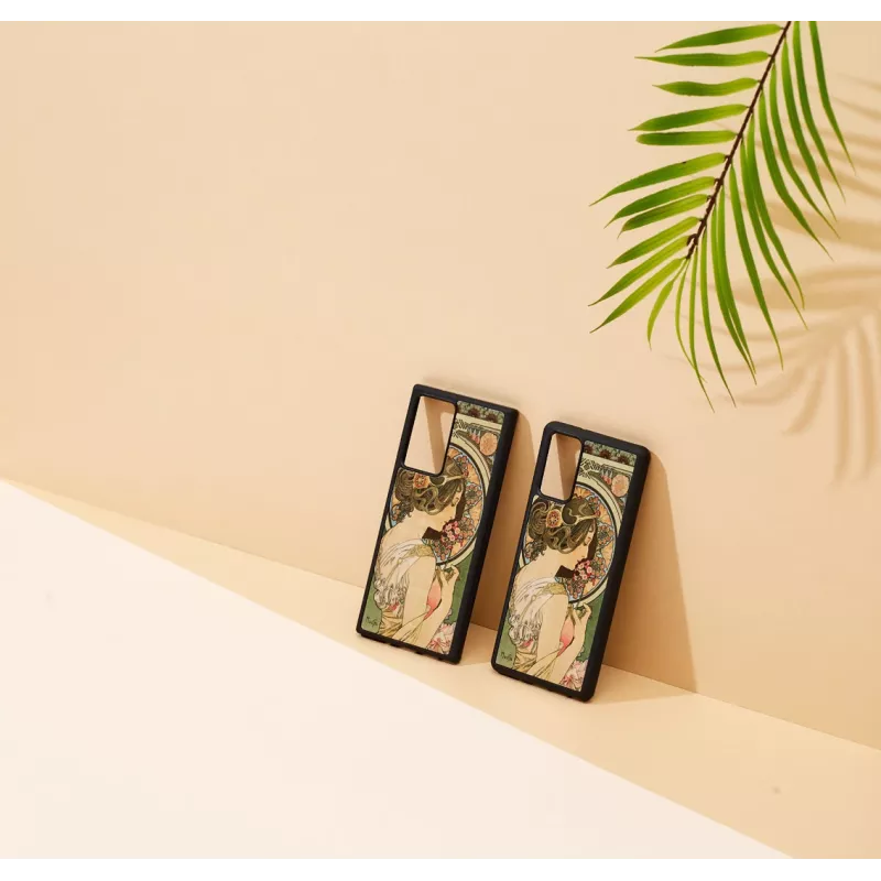 Aizsargtālruņa maciņš man and wood Galaxy Note 20 prīmulas melns
