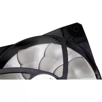 INTER-TECH Argus L-12025 120 mm korpusa ventilators - melns