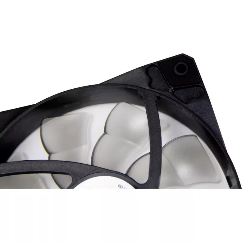 INTER-TECH Argus L-12025 120 mm korpusa ventilators - melns