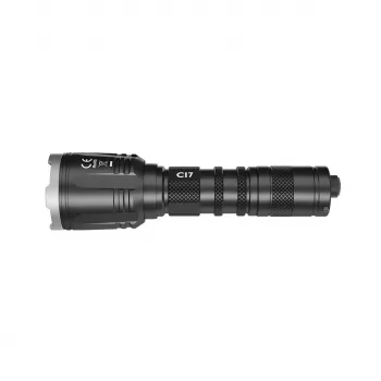 Rokas lukturītis Nitecore CI7 — 4 gaismas diodes, 2500 lūmenu, līdz 130 stundām darbības laika, 148,2 mm, 158 g, melns