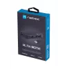 USB centrmezgls NATEC Moth 4 pieslēgvietu USB 3.2 Gen 1 Type-A (5000 Mbit/s), ar USB barošanu, melns, 0,15 m kabelis