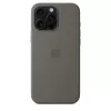 Silicone maciņš ar MagSafe iPhone 16 Pro Max – akmens pelēks