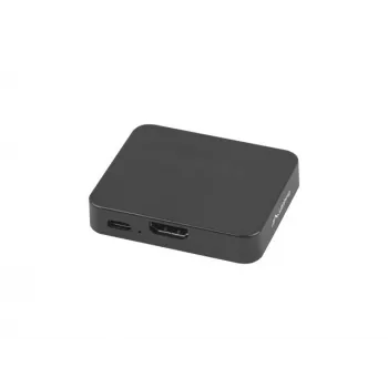 HDMI sadalītājs LANBERG SPV-HDMI-1002 — 2x HDMI izejas, 4K, USB-C ieeja