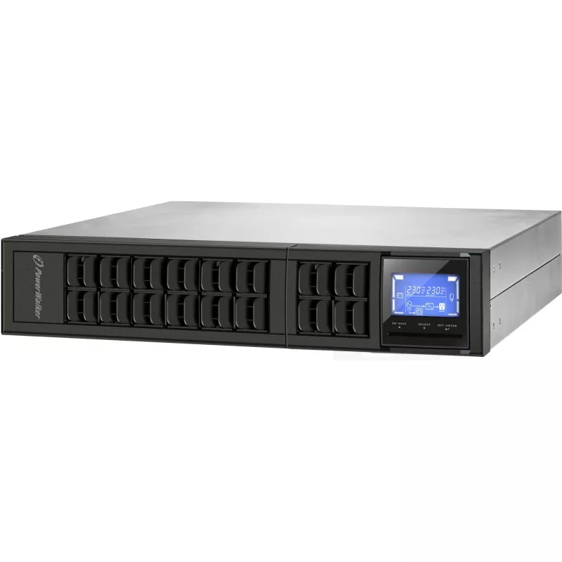 PowerWalker VFI 2000CRM LCD Double-conversion (Online) 2 kVA 1600 W 4 AC kontaktligzdas
