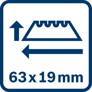 Universālā naža asmens Bosch Professional 63 mm 1600A01V3H