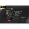 Taktiskais lukturītis Nitecore P10 V2 — 1000 lm, IP68 ūdensizturīgs, triecienizturīgs, 95 g, saderīgs ar 18650/CR123