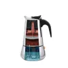 Moka katls Maestro MR-1660-9, plīts virsmas kafijas automāts 6 tasītēm, melns