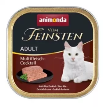 Animonda Vom Feinsten Adult mitrā kaķu barība ar gaļas maisījumu, 100 g
