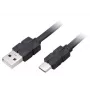 Akasa PROSLIM gluds un plāns USB uzlādes un sinhronizācijas kabelis, A tips uz C - kabelis - digitālais/datu