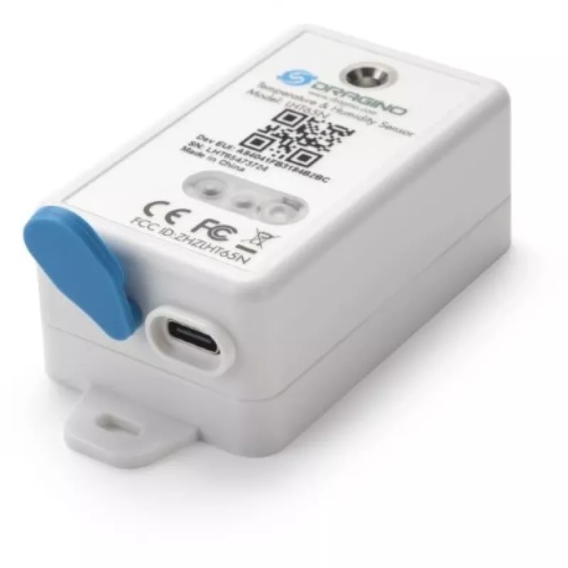 DRAGINO LoRaWAN temperatūras un mitruma sensors LHT65S-EU868-E3 — LoRaWAN EU868 vides sensors