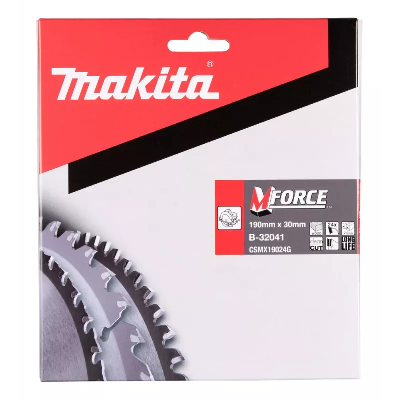 MAKITA RIPZĀĢA ASMENS 190x30x24Z M-FORCE KOKAM
