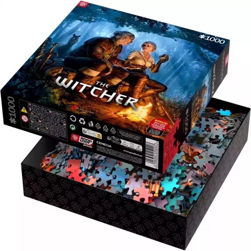 Good Loot Gaming Puzzle: The Witcher Journey of Ciri, 1000 gabali
