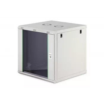 Sienas stiprinājuma skapis DIGITUS Dynamic-N 12U 600x600 mm IP20, atslēgas slēdzene, kabeļu pārvaldība, ne samontēts