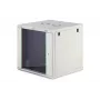 Sienas stiprinājuma skapis DIGITUS Dynamic-N 12U 600x600 mm IP20, atslēgas slēdzene, kabeļu pārvaldība, ne samontēts