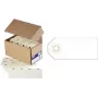 Bagāžas birka agipa 80 x 38 mm bēša kartona 160 g/m² ar pastiprinātiem caurumiem, neitrāla, bez stieples
