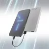 Ārējais akumulators Extralink EPB-078W 10000 mAh Balts, USB-C, 10 W izeja, uzlādē līdz 2 ierīcēm