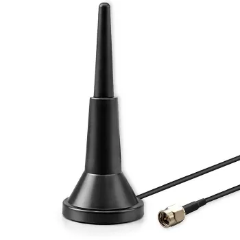 Ārējā 4G LTE antena QOLTEC 5 dBi 600–2700 MHz SMA savienotājs ar 3 m kabeli