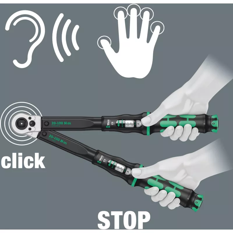 Click-Torque C 2 R/L 05075625001 dinamometriskā atslēga 1/2 12.5 mm 20 - 100 (05075625001)