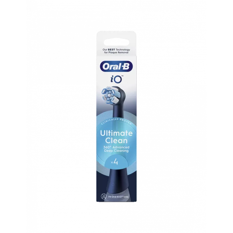 Oral-B iO rezerves uzgalis UltimateClean Black 4